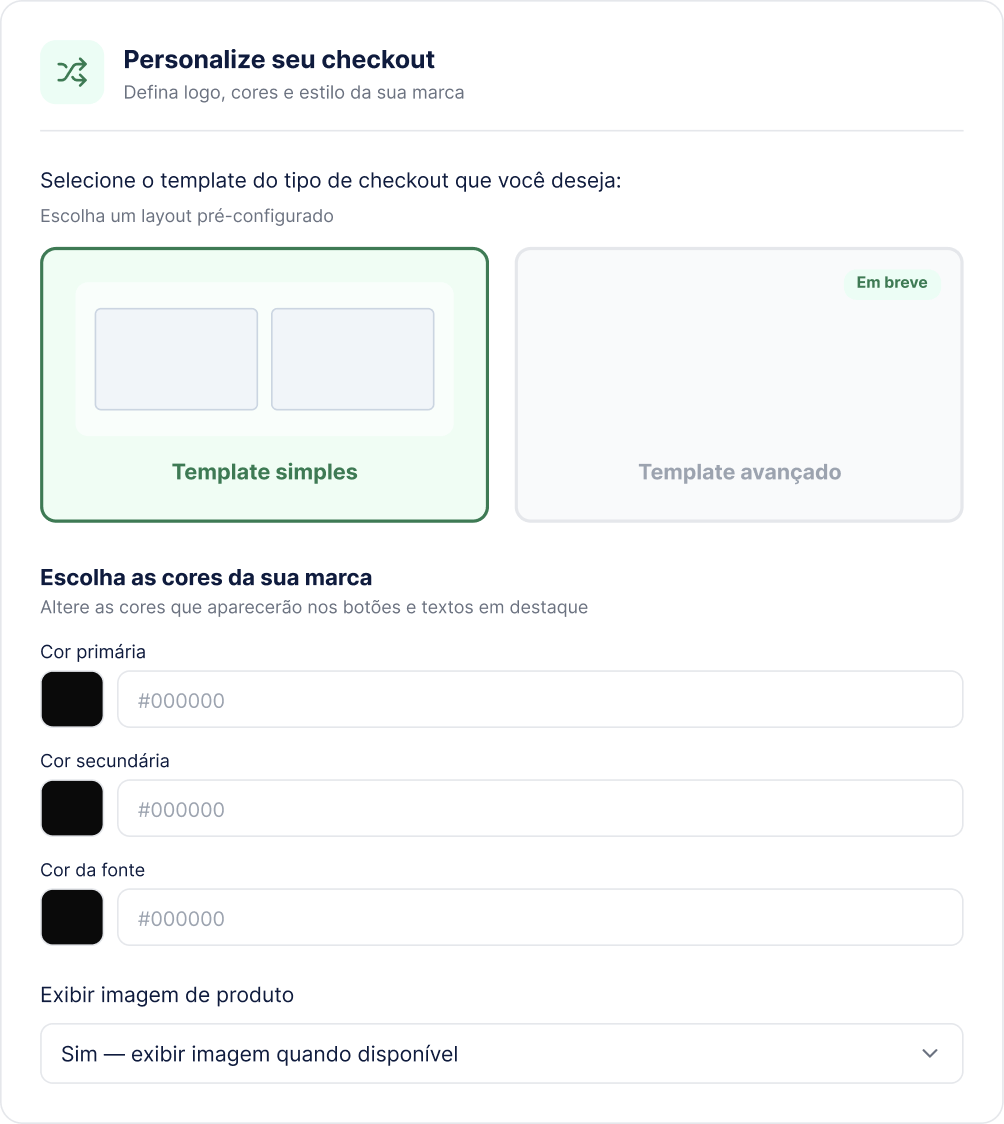 Personalização completa